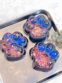 1/6 buc jucării de stoarcere cu labă de pisică moale, transparente cu sclipici, din seria de fructe, moi și drăguțe, jucărie Fidget, jucărie pufoasă, Taba Squishy, jucării anti-stres pentru birou și călătorii, potrivite pentru copii, adolescenți și adulți, cadouri pentru copii, jucării pentru copii, jucării pentru fete, jucării pentru băieți, jucării senzoriale, cadouri pentru fete, cadouri pentru petreceri pentru copii, umplutură pentru pungi de petrecere, jucării pentru umplutură pentru pungi de petrecere, jocuri de petrecere, cadouri pentru petreceri de ziua de naștere, cadouri amuzante