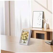 Sombra Box 6x8 Tablero artificial Box Marco Tabletop/Hanging Shadowbox para flores secas, manualidades, recursos, fotos, efectivo