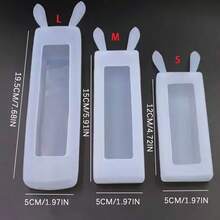 1个遥控器防尘防摔套，可爱兔子遥控器保护套，家用空调电视遥控器防尘套，遥控器防水硅胶保护套，圣诞新年特惠 - 彩色 - 查看 4