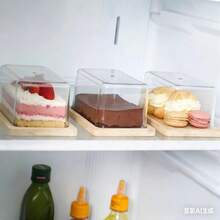 1 قطعة/2 قطعة طبق زبدة مع غطاء شفاف مقاوم للغبار، صندوق تخزين طعام محكم الإغلاق للمطبخ والمائدة والثلاجة، مناسب للمطاعم والمطابخ والمائدة