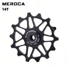 MEROCA Ceramic Pulleys 12/14T Bicycle Derailleur 9v 10v 11v Rear Derailleur Mtb Pulleys Wheel Ceramic Bearing Road Mountain Bike - Multicolor - View 6