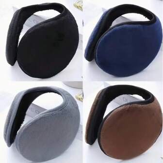 冬季毛绒耳罩，户外骑行滑雪保暖耳罩，男女通用，理想的礼物之选