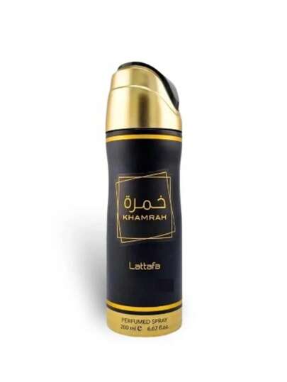  Khamrah Arabian Lattafa Perfume 200ml Fragrance Body Spray Deo Deodorant Perfumed Dubai UAE Arab Oud Musk