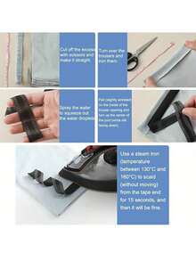 1 Roll Self-Adhesive Hem Tape, Adjustable Pant Leg Length, Clothing Accessory (This Product Requires Using A Steam Iron, With An Ironing Temperature Of 160-180 Degrees. If You Are Unsure How To Use It, Please Watch The Video For Detailed Guidance.) - Multicolor - View 5