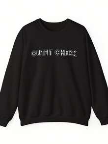 Outfit Check Uni Heavy Blend™ Crewneck Sweatshirt - Stylish Casual Wear,Autumn/Winter Hoodie Autumn Set - 款式25 - 查看 1