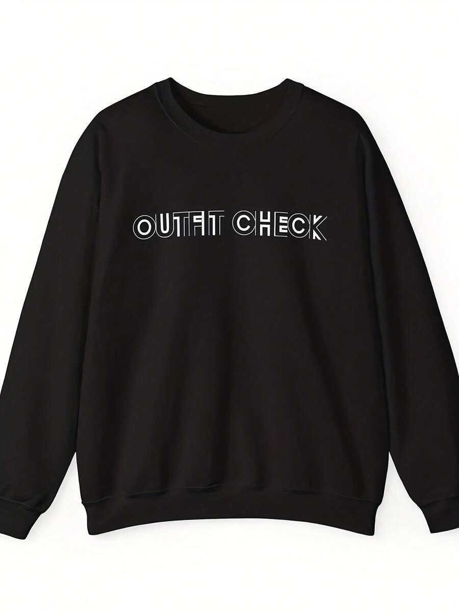 Outfit Check Uni Heavy Blend™ Crewneck Sweatshirt - Stylish Casual Wear,Autumn/Winter Hoodie Autumn Set - 款式25 - 查看 1