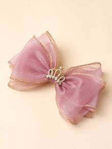 Kẹp tóc trang trí nơ cho bé gái mới biết đi - Nhiều màu - Xem 7