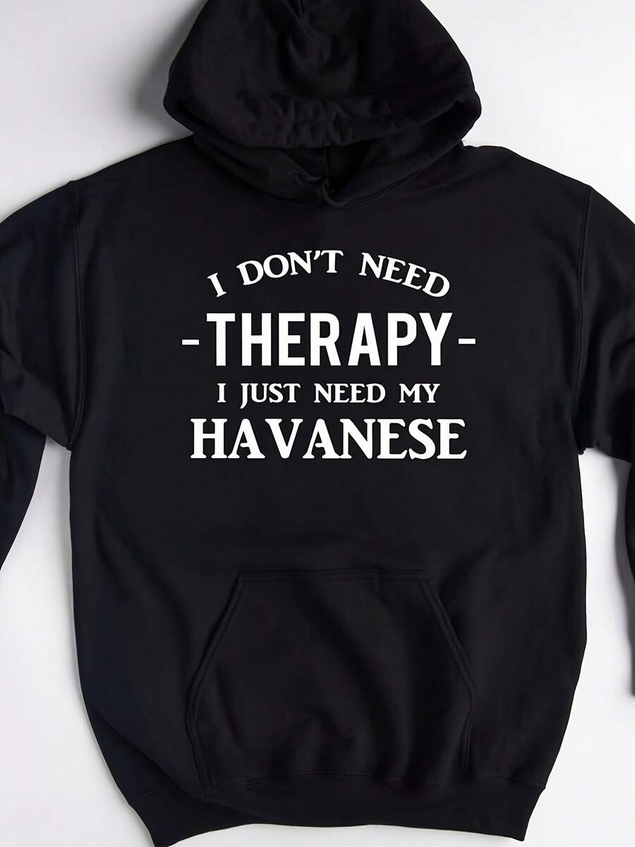 Havanese Hoodie, Havanese Sweatshirt, Havanese Gift, Havanese Pullover, Havanese Dog Owner Gift,Autumn/Winter Hoodie Autumn Set - 款式20 - 查看 1