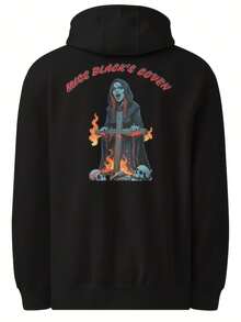 Witch Coven Graphic Hoodie Horror Halloween Pullover - 款式9 - 查看 1