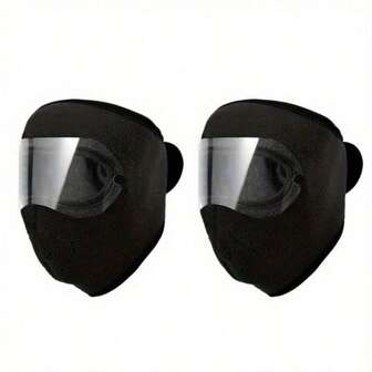 1pc Winter Warmth Face Mask With Anti-Fog Feature - Adjustable Full-Face Coverage Design, Suitable For Both Men And Women, Goggles That Protect Eyes And Keep Out Wind And Cold, Suitable For Driving, Skiing, And Skateboarding - Non-Elastic Reusable Face Mask