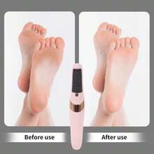 Electric Foot Callus Remover Kit, For Removing Dead Skin, Calluses, Cracked Feet - Mother's Day Gift, Valentine's Day Gift, Boyfriend Gift, Girlfriend Gift, Cute Pink St. Patrick's Day Electric Foot Grinder 500mAh - White - View 8