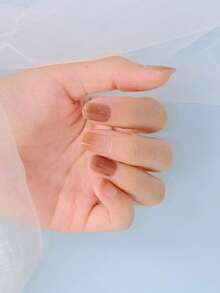 20 strisce per unghie in gel, adesivi per unghie in gel compatibili con qualsiasi luce UV, avvolgimenti per unghie di lunga durata, unghie adesive per donne facili da applicare e rimuovere