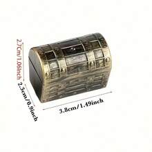 21件迷你金条海盗宝箱，仿真金币，宝箱装饰，派对礼品，海盗配件，趣味摆件，主题派对用品，派对礼物 - 金色 - 查看 6