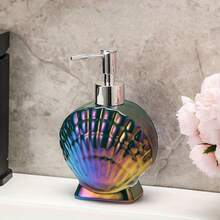 1 Ceramic Hand Sanitizer Bottle, Soap Bottle, Squeeze Bottle, Light Luxury Appearance Hand Sanitizer Bottle, Empty Bottle, Shower Gel Distribution Bottle - Very Suitable For Commercial And Household Use, Bathroom Soap Dispenser, Soap Dispenser, Home Essentials, Bathroom Decoration, Kitchen Decoration, Home Decoration - Multicolor - View 9