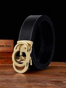 1件男士时尚合金字母自动扣皮带，A款，个性化多功能商务皮带，经久耐用，商务精英必备 - 也是一份绝佳的礼物选择。 - 彩色 - 查看 23