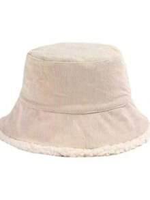 新款时尚百搭优质渔夫帽，女款秋冬春款，双面绒毛，时尚小巧修脸设计，保暖 - 彩色 - 查看 6