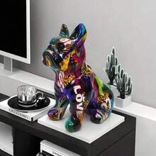 Bulldog Figurine - Resin Dog Sculpture For Home & Shop Decor, Perfect And New Year Gift Birthday Gifts Graduation