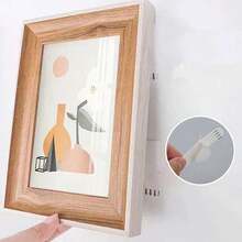 12 piezas de tiras adhesivas sin perforación, cinta adhesiva de doble cara para fijar marcos de fotos, carteles y decoración de pared, cinta adhesiva autoadhesiva sin rastro, tiras adhesivas sin perforación para decoración de pared y montaje, protección de pared - tiras de montaje de fácil desprendimiento para manualidades DIY