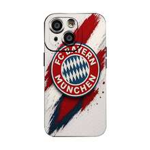 Funda para móvil con el logo del FC Bayern München, compatible con teléfonos ,  17,  16 Pro Max,  15 Pro Max,  13 y  12. Fabricada en TPU, ofrece protección contra golpes y caídas. Ideal para aficionados al deporte, como regalo para amigos y familiares, y para ocasiones especiales como cumpleaños y partidos. - Negro - Ver 8