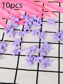 Conjunto de 10 miniaturas de bebês, ideais para decoração de festas, chá de bebê em miniatura, lembrancinhas para chá de bebê, jogos com cubos de gelo, decoração de festas e presentes de Natal.
