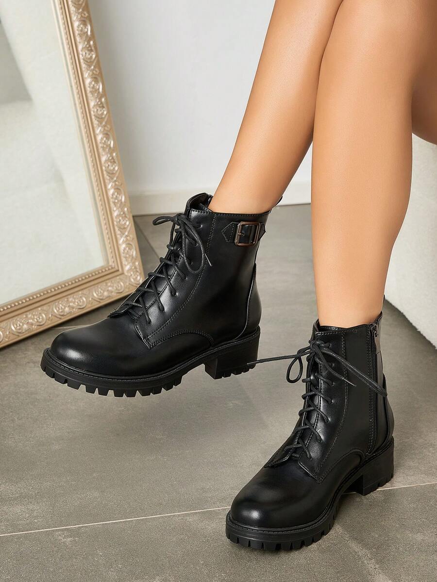 Versatile Suede Ankle Boots For Women, Chunky Heel High Heels Suitable For Commuting, Party, Date, Autumn/Winter