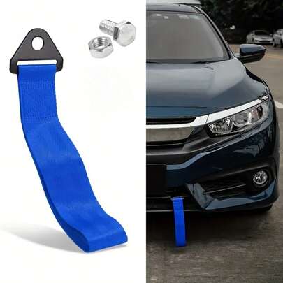 Correa de remolque de nailon de , cuerdas de remolque de carreras de coches de alta resistencia con cuerdas de remolque, cuerdas de remolque para coche, correa de remolque para parachoques