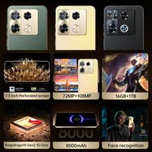 2025Note40 smart Android 5g mobile phone 7.3 inch all-in-one 16+1T large screen