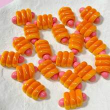 40pcs Glossy Sausage Roll Bread Replica Food Toy Resin Accessory DIY Creamy Adhesive Phone Case Hairpin Squeeze Play Accessory Room Decor Home Decor Decor Ornaments Home Miniature Things - Multicolor - View 6