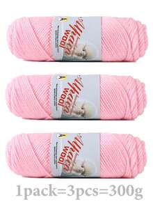 3 Packs Of 300g 100% Alpaca Yarn | Ultra Soft Luxurious Warm Handcraft Knitting Crochet Yarn | Non-Itchy, Breathable, Light Beige Friendly | Suitable For Making Sweaters, Cardigans, Shawls - Multicolor - View 11