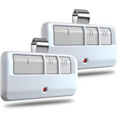 2 Chamberlain LiftMaster Craftsman Garage Door Opener Remote, Replaces 893LM 893Max 891LM 371LM 373LM 971LM 973LM, No Wait Wireless Remote Keyless Entry, Security(White)