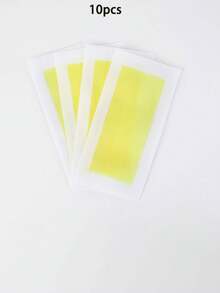 10 pezzi Strisce depilatorie monouso in tessuto non tessuto - Durevoli e riutilizzabili, prodotti per la rimozione dei peli - Adatte per braccia e gambe, uso domestico e in salone per il viso - Rimozione delicata dei peli, rimozione dei peli del viso, ceretta indolore per viso, sopracciglia, labbra, mento, guance, facile da usare, comoda, rimozione rapida dei peli, delicata e non irritante