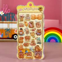 Wiederverwendbare 3D Harz Aufkleber - gemischte Farben, selbstklebende DIY Craft Decals für Kunst & Handwerk