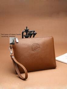 男士新款休闲软皮手拿包，大容量手机钱包，时尚圣诞、父亲节、新年礼物 - 彩色 - 查看 10