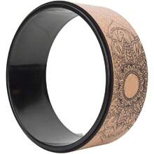 Rueda de Yoga, la más Fuerte y más cómoda Yoga Prop Wheel Roller Stretcher PU Rubber Yoga Wheel Circles Gym Workout Yoga Balance Accesorio,26992954 - Rosa Fucsia - Ver 1