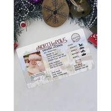 1pc Santa Claus Lost Drivers License Christmas Decorations Santa Sleigh Flying License ID Card Santa Claus Card Flight License Christmas Eve Key Box Gift Xmas Tree Ornament Christmas - Nhiều màu - Xem 4