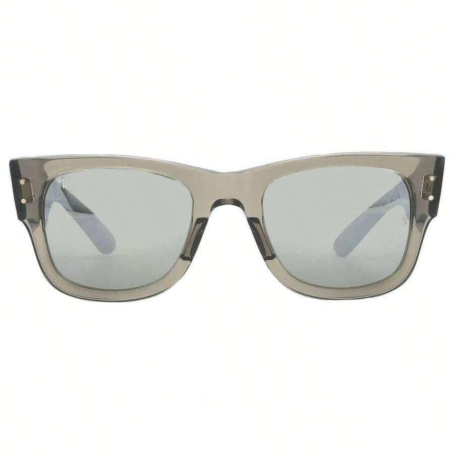 Ray-Ban Mega Wayfarer Silver Mirror Square Unisex Sunglasses RB0840S 66355C 51 | | Men Sunglasses - đa - Xem 1