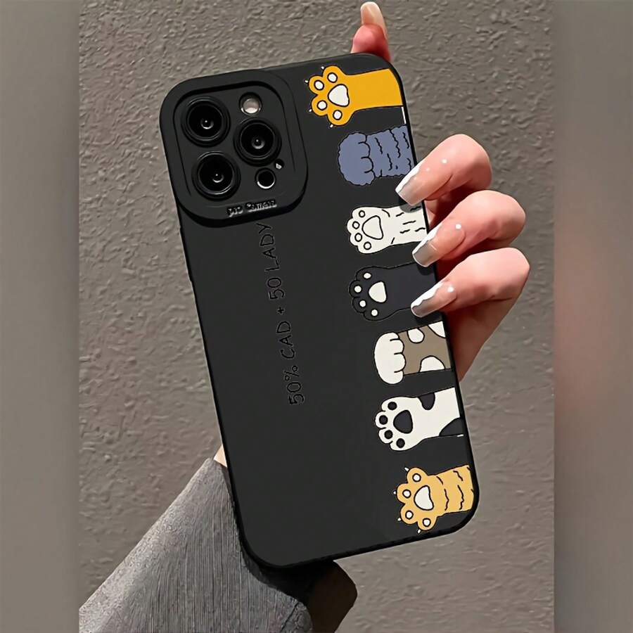 Nueva funda de teléfono creativa, divertida y elegante con garras de gato coloridas y diseño personalizado simple, protección contra golpes y caídas, duradera y resistente a las manchas, compatible con XR/X/XS/XS Max|11/11 Pro/11 Pro Máx|12/12 Pro/12 Pro Máx| 13/13 Pro/13 Pro Max.| 14/14 Pro/14 Plus/14 Pro Máx.| 15/15 Pro Max/15 Pro/15 Plus| 16/16 Pro/16 Pro Max/16 Plus| 17/17 Pro/17 Pro Max/17 Air Esperando modelos de .Cartas de Sanación - Protección Completa Anti Manipulación, Regalo Ideal para Familiares y Amigos - Negro 634 - Ver 1