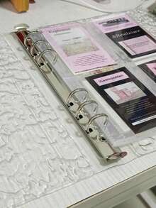 High Cost-Effective Transparent Wavy 4-Page Photo Album, 3-Inch Card Holder, Plug-And-Play Photo Organizer, Loose-Leaf Design. Ideal For Photo Collection, Wedding Photos, Baby Photos, Anniversary, Birthday, Graduation Memento, And Desktop DIY Decoration. Perfect For Wedding, Anniversary Celebration, Home Decor, And DIY Desktop Display.