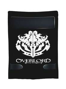 Overlord Albedo Anime Flannel Blanket For Girls Boys Anime Gifts Throw Blanket Cozy Plush Flannel Fleece Print Blankets Double-Layer Blanket Lightweight Fuzzy For Bed Decor - Black - View 3