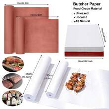 10M Butcher Paper Roll - Peach Butcher Paper For Smoker,Smoking And Wrapping Meat - Unbleached, Unwaxed And Uncoated - Multicolor - View 3
