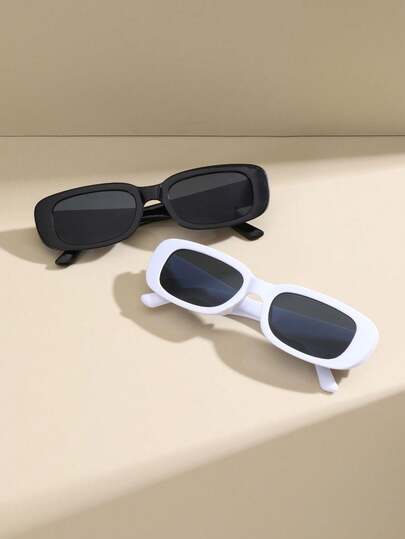 2pcs/Set Fashionable Eyeglasses, Multi-Color Stylish Eyewear For Men, Suitable For Daily Life, Commute, Party, Travel, All Seasons