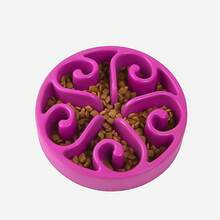 宠物慢食碗防噎喂食器PP塑料碗家用狗狗食盘防吞咽喂食用品 - 彩色 - 查看 14