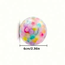 20颗挤压趣味葡萄球，3.5厘米迷你减压球，掌心大小挤压趣味球，挤压水球减压玩具，TPR软橡胶水珠挤压趣味球，儿童和成人减压球，适合作为儿童奖品、儿童派对玩具、男孩玩具、女孩玩具、儿童礼物 - 惊喜礼物 - 生日礼物 - 圣诞礼物 - 万圣节礼物 - 完美礼物 - 礼品 - 玩具 - 彩色 - 查看 13