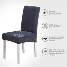 Kitchen Chair Covers - Blue - View 9