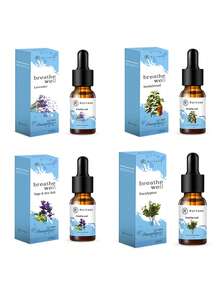 1瓶/4瓶 10毫升精油，香薰精油，香氛补充液，水溶性香薰精油，缓解疲劳，助眠，清新空气，适用于香氛、香氛袋、香薰蜡烛、扩香器、家居香氛精油补充装、加湿器 - R10 - 查看 14