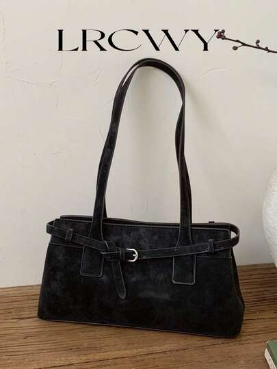 Women's Tote Bag, Fashion Handbag With Large Capacity, Glossy Stylish Bag With Shoulder Strap, Crossbody Capable