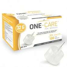 ONE-CARE - Puntas para bolígrafo 32 Ga x 6 mm diseño universal pared ultrafina para un flujo óptimo suave paquete de 100 - como en la foto - Ver 1