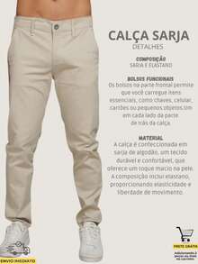 Men's Twill Pants Kit Men's Pants With Lycra Elastane - 冰灰色 - 查看 6