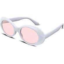 Clout Goggles Gafas De Sol Mujer Hombre 60s Lentes De Sol Marco Grueso Retro Ovaladas Kurt Cobain Sunglasses B2253,26990965 - Rosa - Ver 1