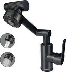 Llave para Fregadero de Cocina, Mezcladora para Fregadero, Grifo de Cocina, Monomando para Fregadero, Gris, 4 Funciones,SX - BXG-Gris - Ver 2
